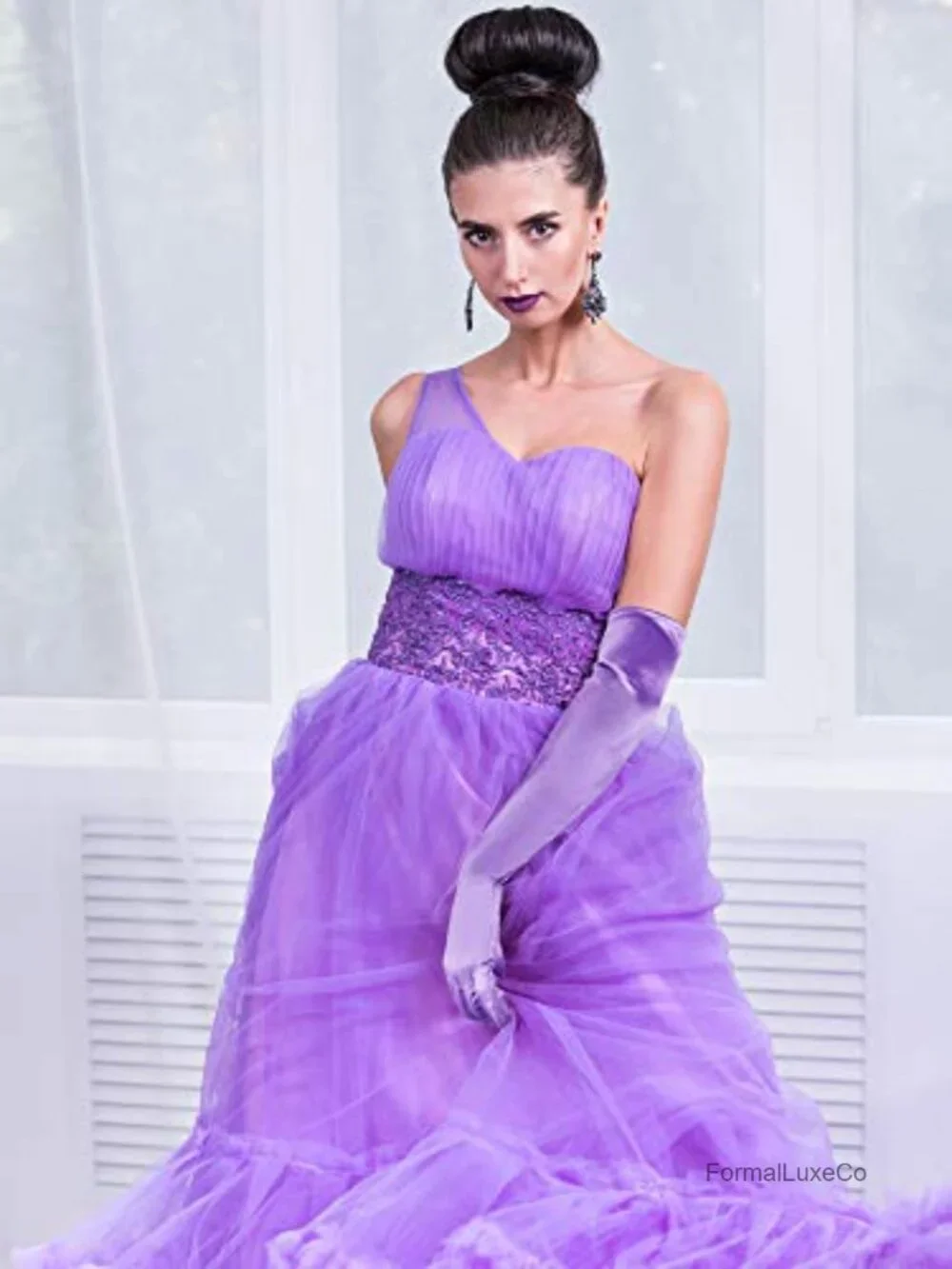6 Pack Long Satin Gloves Vintage Opera Length Evening Gloves